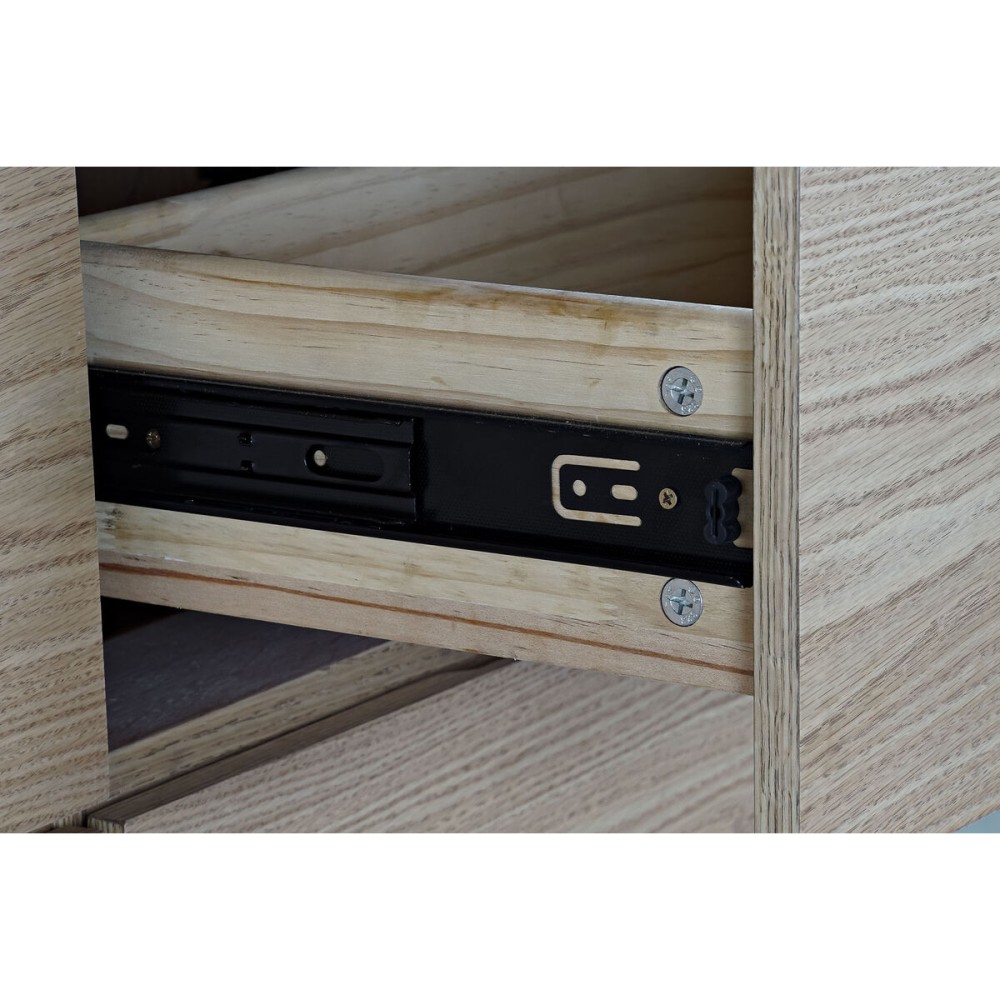 Anrichte DKD Home Decor Durchsichtig Hellbraun Kristall Holz MDF 160 x 45 x 80 cm