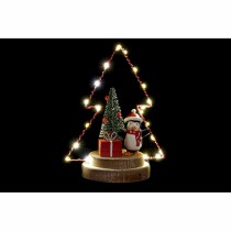 Weihnachtsschmuck DKD Home Decor Baum Metall Holz (17 x 11 x 21 cm) (3 pcs)