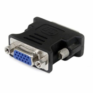DVI-zu-VGA-Adapter Startech DVIVGAMFBK Schwarz