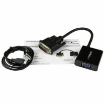 DVI-D-zu-VGA-Adapter Startech DVI2VGAE 0,19 m Schwarz