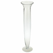 Vase DKD Home Decor Crystal Transparent (14 x 14 x 60 cm)