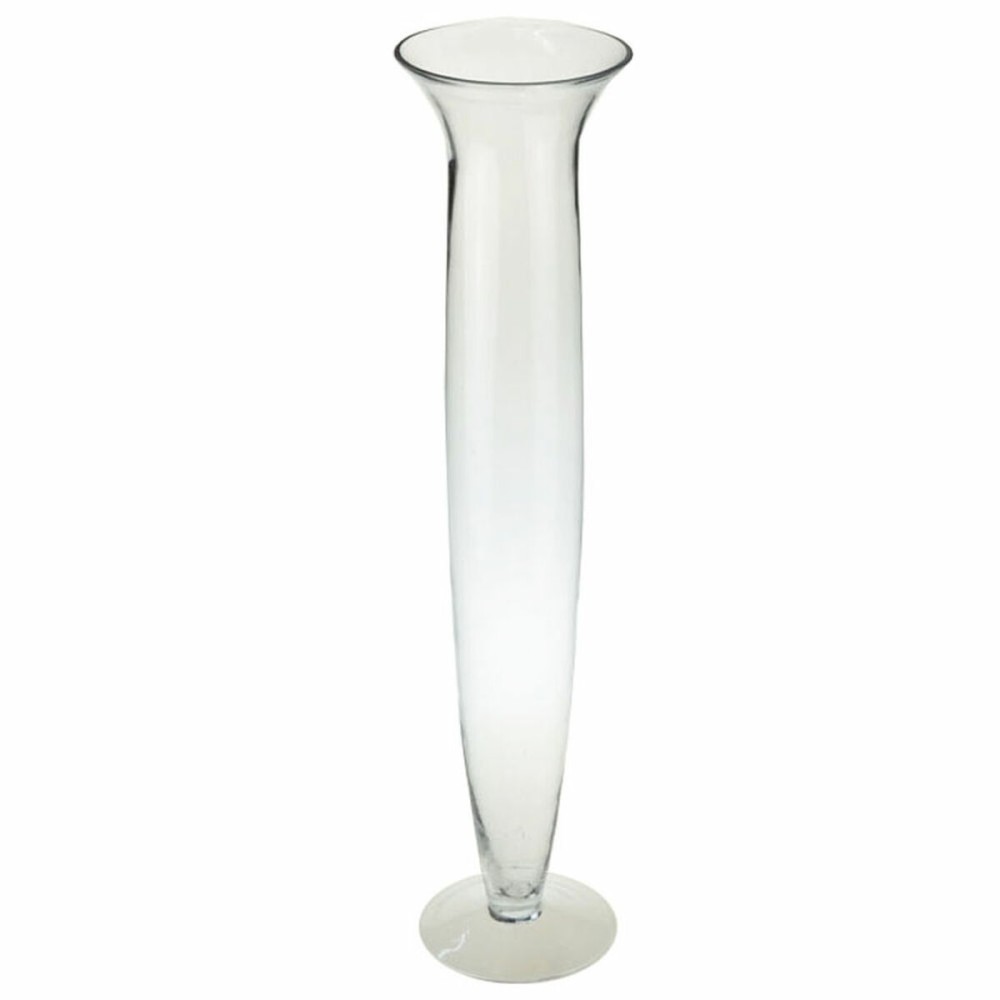 Vase DKD Home Decor Crystal Transparent (14 x 14 x 60 cm)