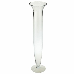 Vase DKD Home Decor Crystal Transparent (14 x 14 x 60 cm)