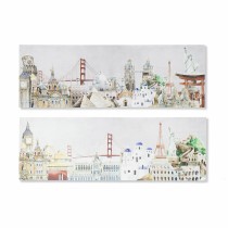 Leinwand DKD Home Decor Leinwand Holz MDF 90 x 2 x 30 cm