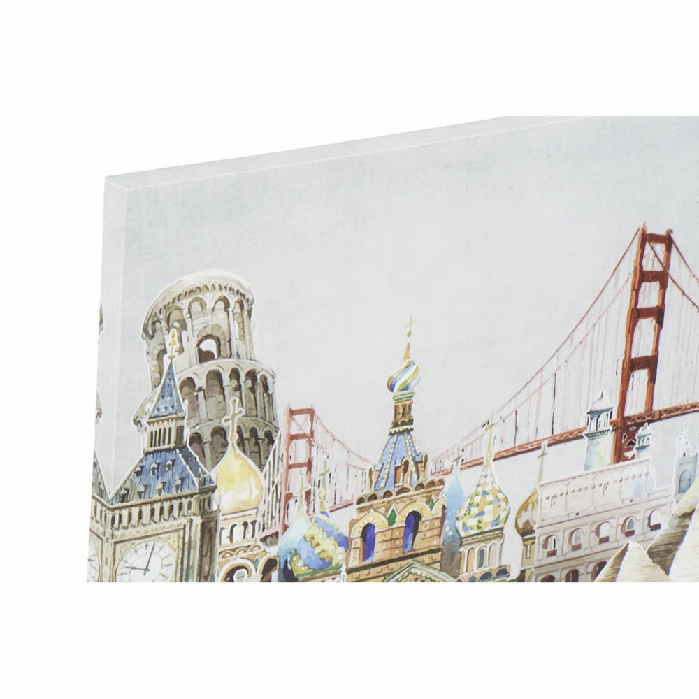 Leinwand DKD Home Decor Leinwand Holz MDF 90 x 2 x 30 cm