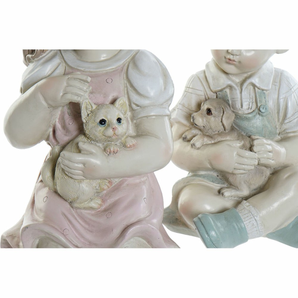 Figurine Décorative DKD Home Decor Résine Enfant (14.5 x 16 x 26 cm) (2 pcs)