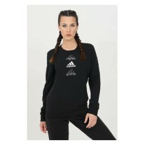 Damen Sweater ohne Kapuze Adidas W S SWT GL1400 Schwarz