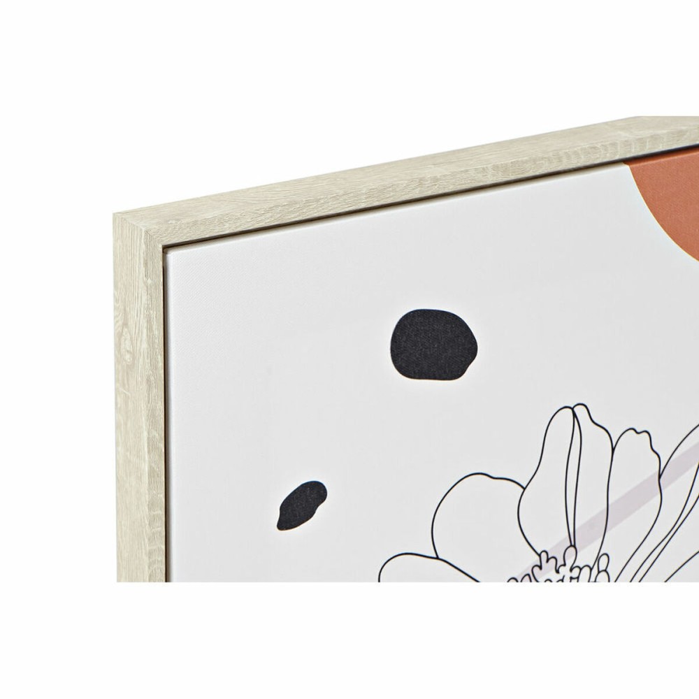 Leinwand DKD Home Decor polystyrol Leinwand 40 x 2,5 x 50 cm (4 Stücke)