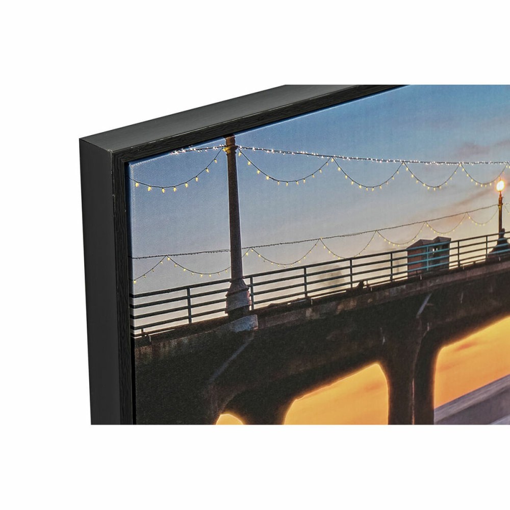 Leinwand DKD Home Decor polystyrol Leinwand 140 x 3,5 x 45 cm (4 Stücke)