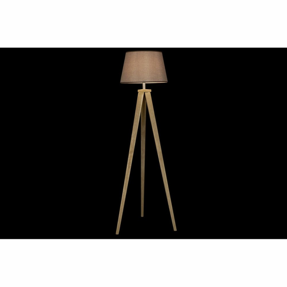 Stehlampe DKD Home Decor 40 x 40 x 154 cm natürlich Grau Braun 250 V 60 W Kiefer (2 Stück)