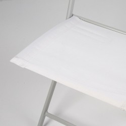 Chaise Pliante Aktive Blanc 46 x 81 x 55 cm (4 Unités)