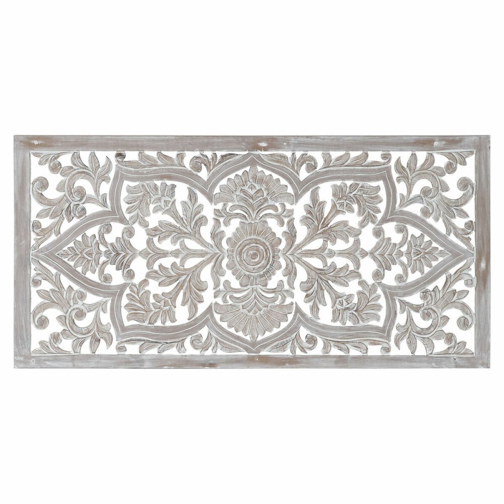 Tête de lit DKD Home Decor 163 x 3,5 x 81 cm Blanc Bois MDF