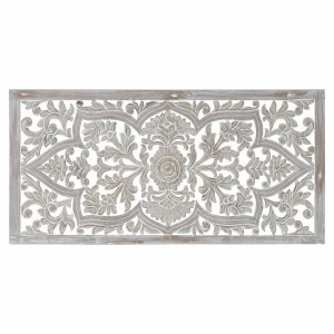Kopfende des Betts DKD Home Decor 163 x 3,5 x 81 cm Weiß Holz MDF