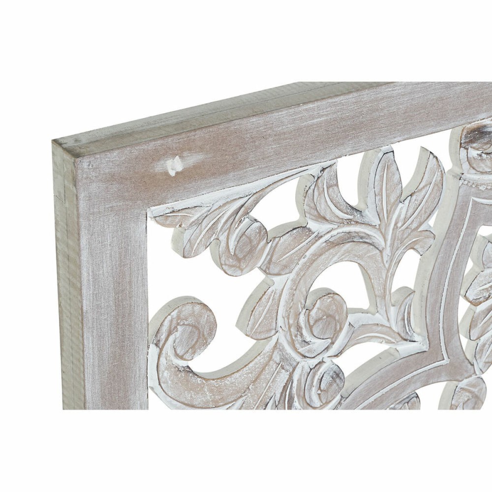 Tête de lit DKD Home Decor 163 x 3,5 x 81 cm Blanc Bois MDF
