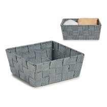 Panier Kipit A3-6929A9 Gris Tissu Tressée 18 x 8 x 21 cm