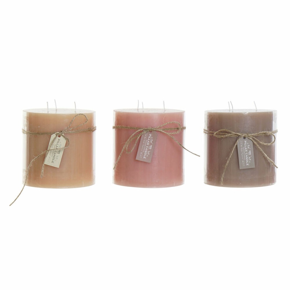 Kerze DKD Home Decor (3 pcs) (12 x 12 x 12 cm)