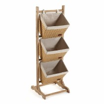 Multipurpose Chest of Drawers Versa Brown 35 x 102 x 35 cm