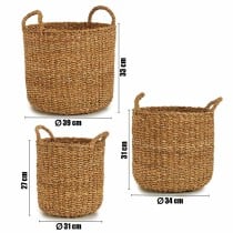 Lot de paniers Gift Decor BDH-12 Marron Algues marines