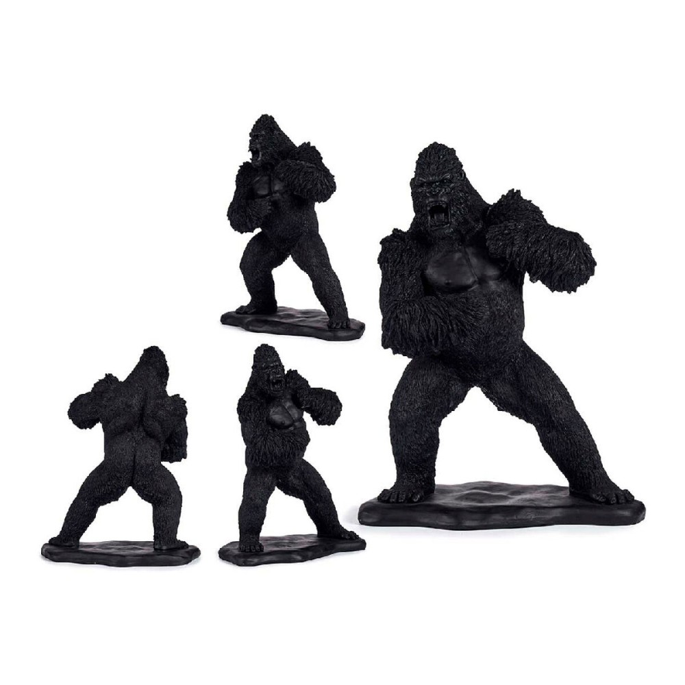 Figurine Décorative Gift Decor XS210426 Noir Gorille 25,5 x 56,5 x 43,5 cm