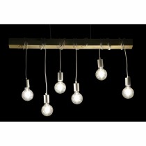 Deckenlampe DKD Home Decor Schwarz Metall Holz Weiß 220 V 50 W (100 x 7 x 160 cm) (2 pcs)