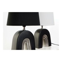 Tischlampe DKD Home Decor aus Keramik Schwarz Polyester (20 x 20 x 31 cm) (2 pcs)