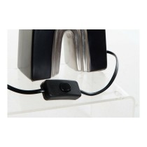 Tischlampe DKD Home Decor aus Keramik Schwarz Polyester (20 x 20 x 31 cm) (2 pcs)