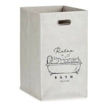 Multi-purpose basket Berilo Relax Bath White Cardboard 60 L 35 x 57 x 35 cm Foldable