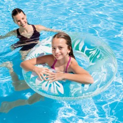 Aufblasbarer Donut-Schwimmhilfe Intex Ø 91 cm (24 Stück)