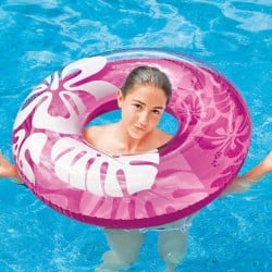 Aufblasbarer Donut-Schwimmhilfe Intex Ø 91 cm (24 Stück)