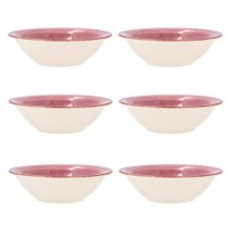 Bol pour Apéritifs Quid Vita Rose Céramique 6 Pièces