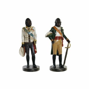 Deko-Figur DKD Home Decor Harz Gorilla (15.5 x 13.5 x 40.5 cm) (2 pcs)