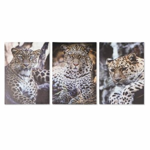 Leinwand DKD Home Decor Leinwand Holz MDF 50 x 1,8 x 70 cm