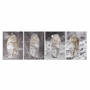 Leinwand DKD Home Decor Leinwand Holz MDF 50 x 1,8 x 70 cm