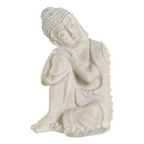 Figurine Décorative DKD Home Decor Gris Buda Résine (17 x 17 x 26 cm)
