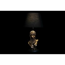 Tischlampe DKD Home Decor Schwarz Gold Harz 220 V 50 W (31 x 31 x 58 cm)