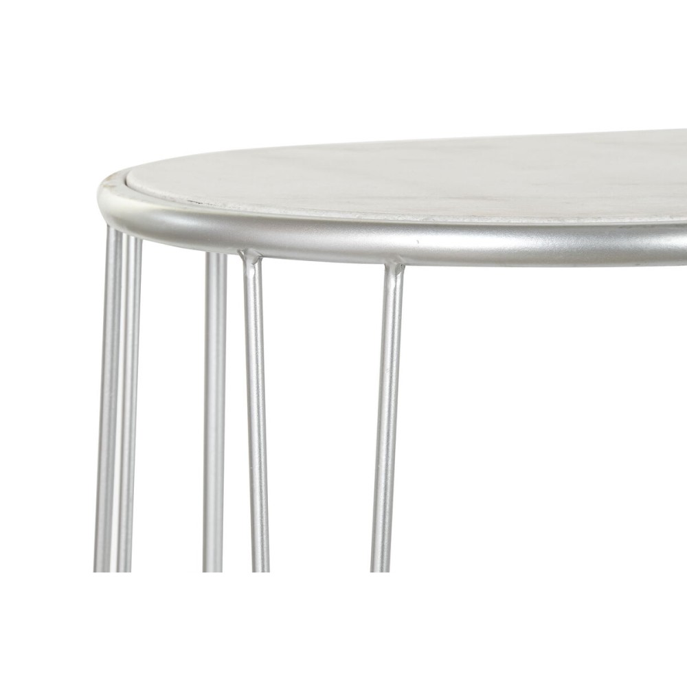 Hall DKD Home Decor White Silver 115 x 35 x 78 cm