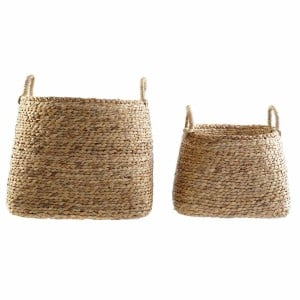 Set de basket DKD Home Decor 44 x 44 x 45 cm Naturel Marron Boho