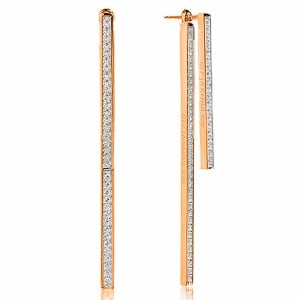 Ladies' Earrings Sif Jakobs SJ-E1035-CZ-RG 5 cm