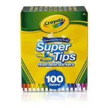 Ensemble de Marqueurs Super Tips Crayola 58-5100 (100 uds)