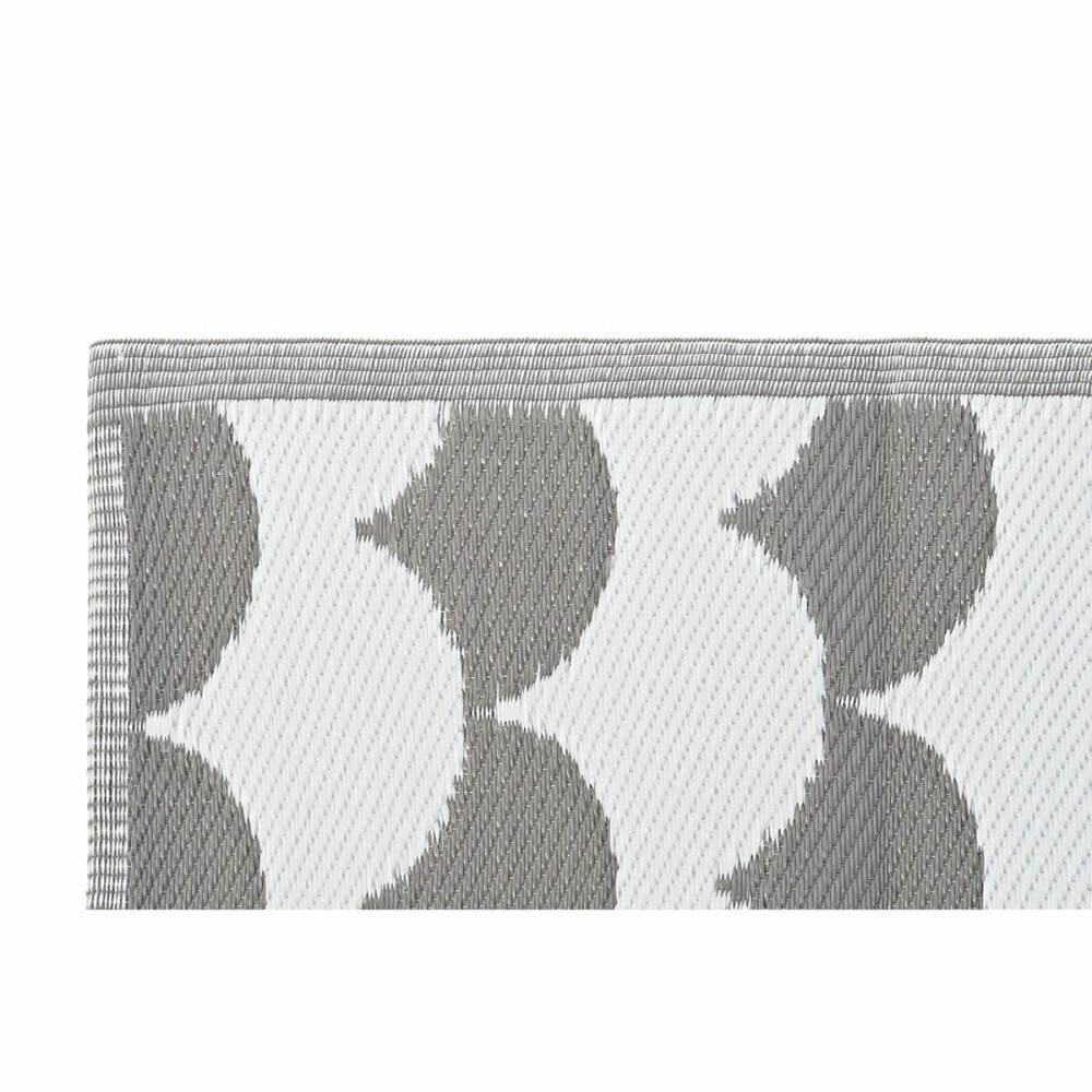 Tapis DKD Home Decor Gris Ondes Blanc (2 Unités) (120 x 180 cm)