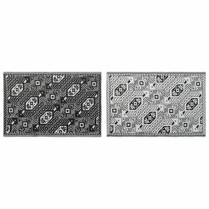Tapis DKD Home Decor Blanc Noir Ethnique (2 Unités) (120 x 180 cm)
