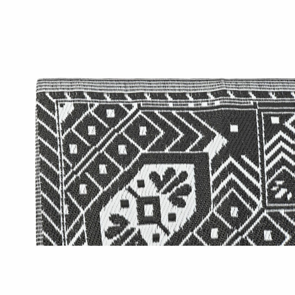 Teppich DKD Home Decor Weiß Schwarz Ethnisch (2 Stück) (120 x 180 cm)