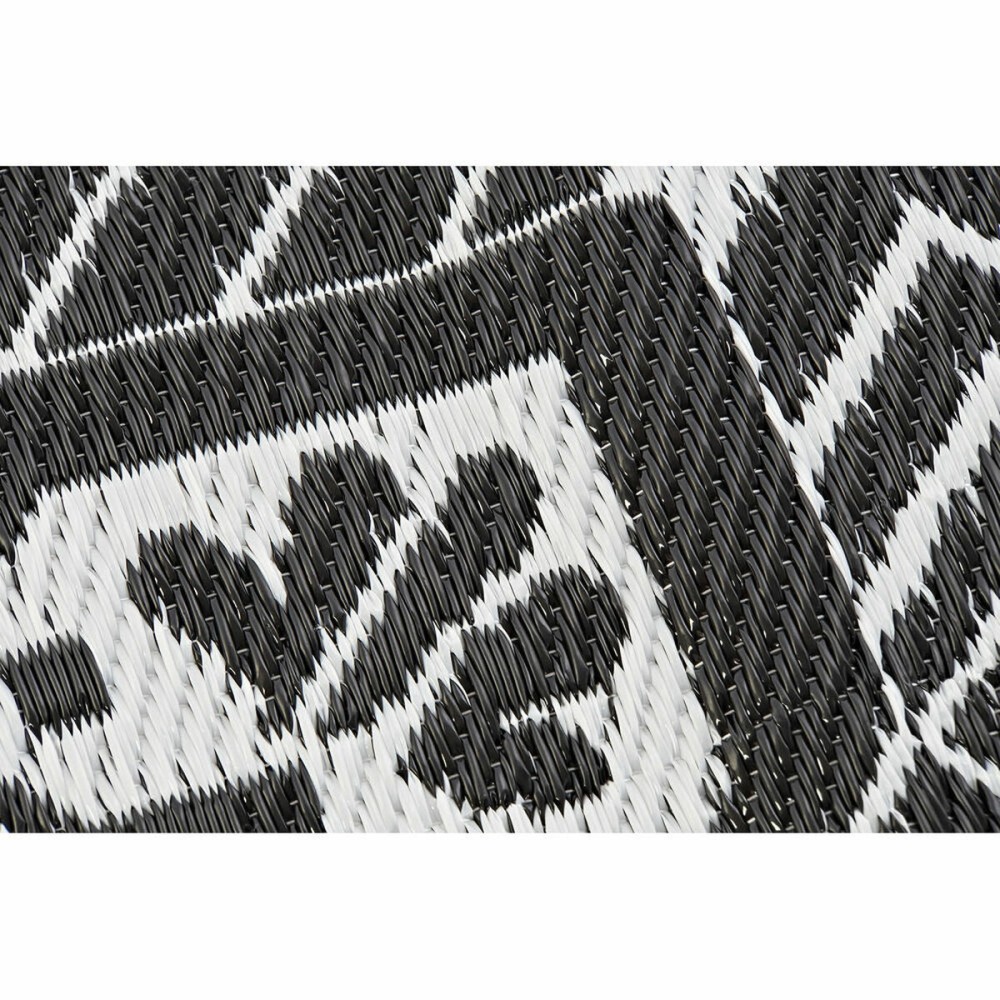 Tapis DKD Home Decor Blanc Noir Ethnique (2 Unités) (120 x 180 cm)