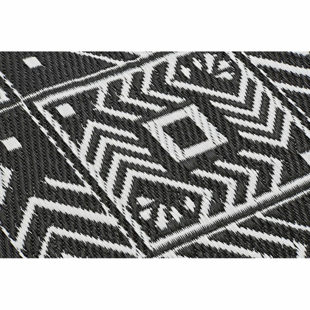 Tapis DKD Home Decor Blanc Noir Ethnique (2 Unités) (150 x 210 cm)