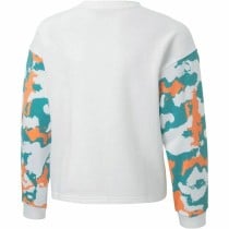 Sweat-shirt sans capuche fille Puma Alpha Crew G Blanc