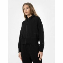 Damen Sweater mit Kapuze 4F BLD027 Schwarz