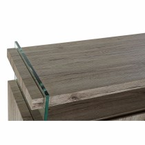 Sideboard DKD Home Decor Natural Tempered Glass MDF Wood 120 x 44 x 120 cm