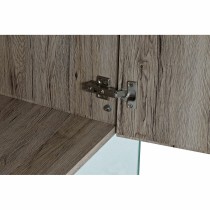 Sideboard DKD Home Decor Natural Tempered Glass MDF Wood 120 x 44 x 120 cm