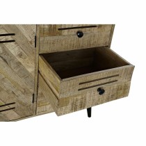 Sideboard DKD Home Decor Black Metal Mango wood 140 x 40 x 93 cm
