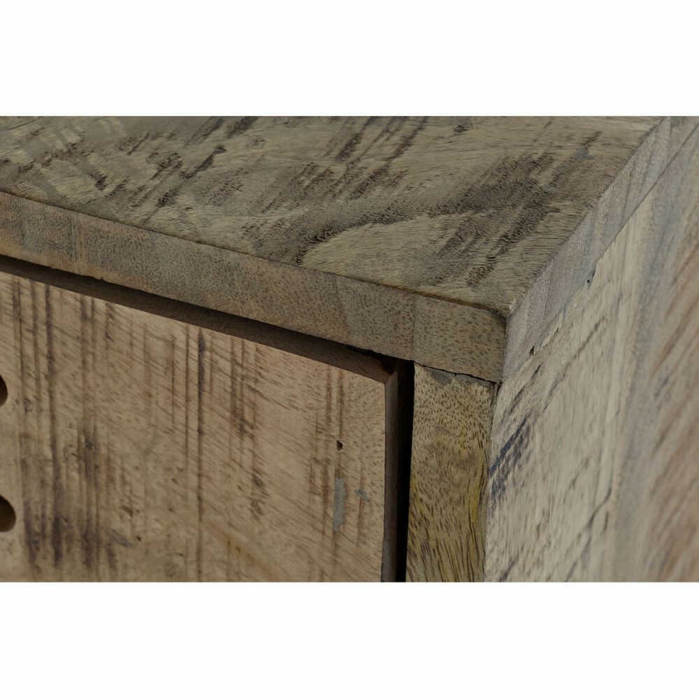 Sideboard DKD Home Decor Black Metal Mango wood 140 x 40 x 93 cm